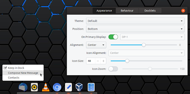 Plank dock and its preferences